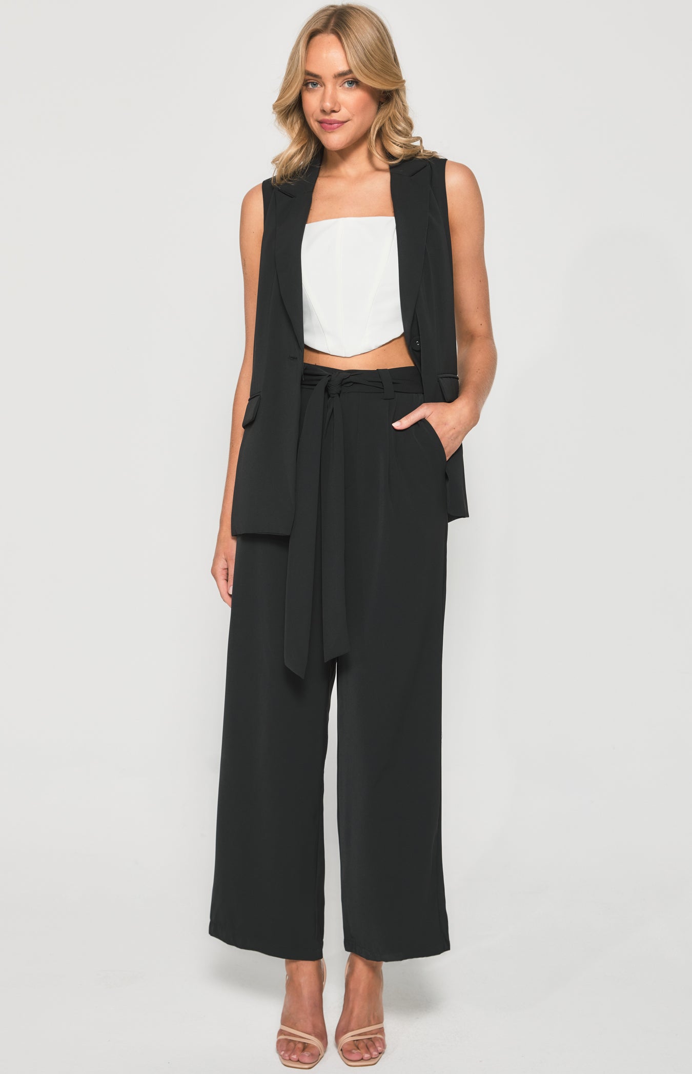 HARPER SET - BLAZER VEST AND PANT