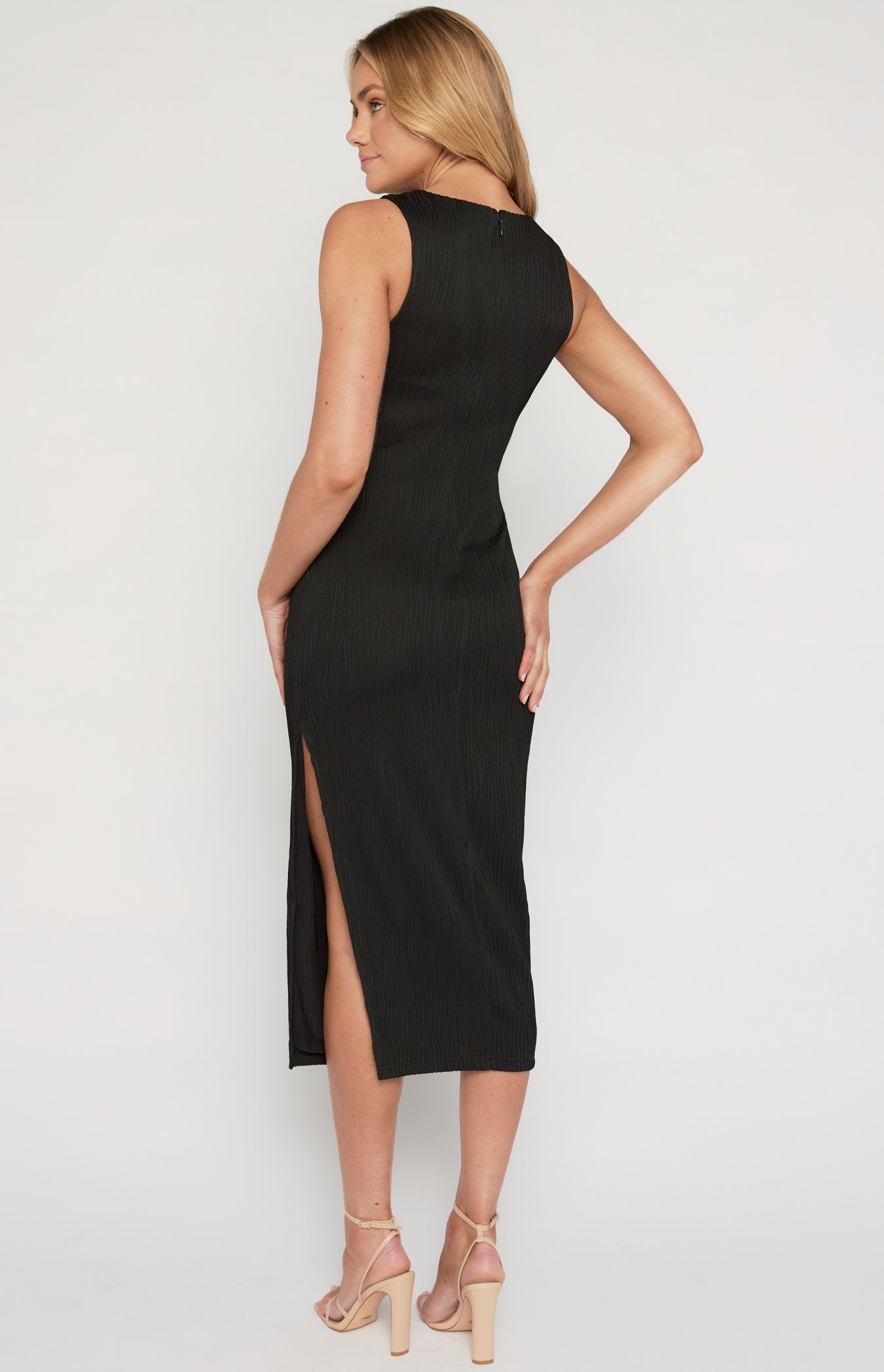 FIONA BLACK CUT OUT DRESS